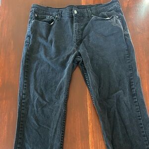 38x32 Levi’s Men’s Black 514 Straight Jeans
